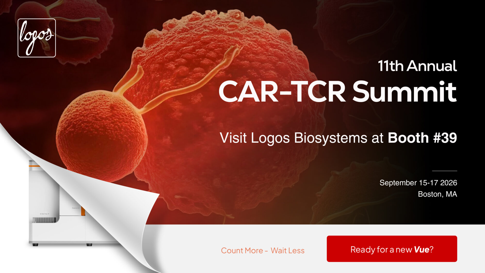 CAR-TCR Summit 2026 Logos Biosystems Booth #39